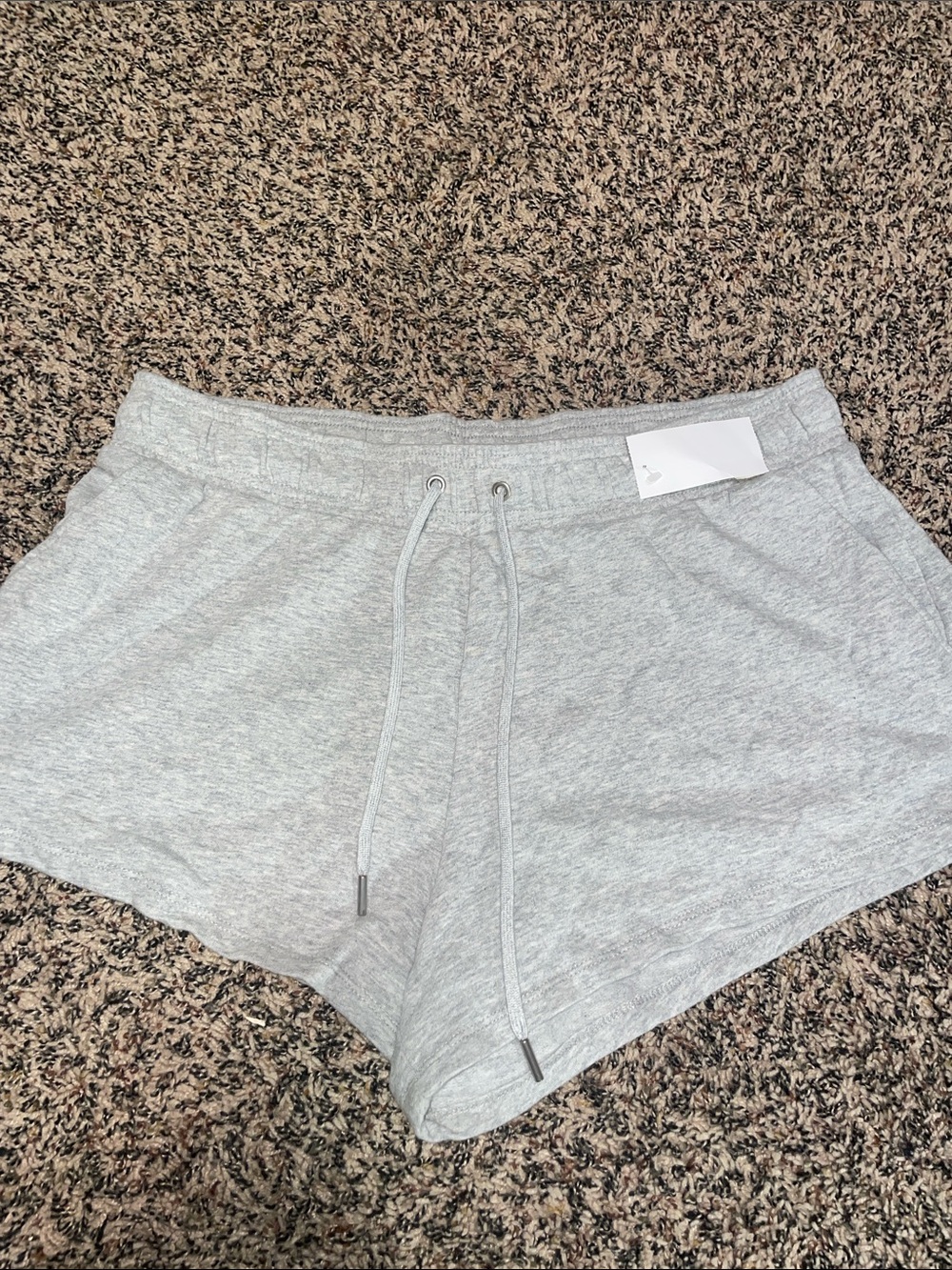 Auden Light Gray Athletic Lounge Shorts Woman’s Size Large | NWOT